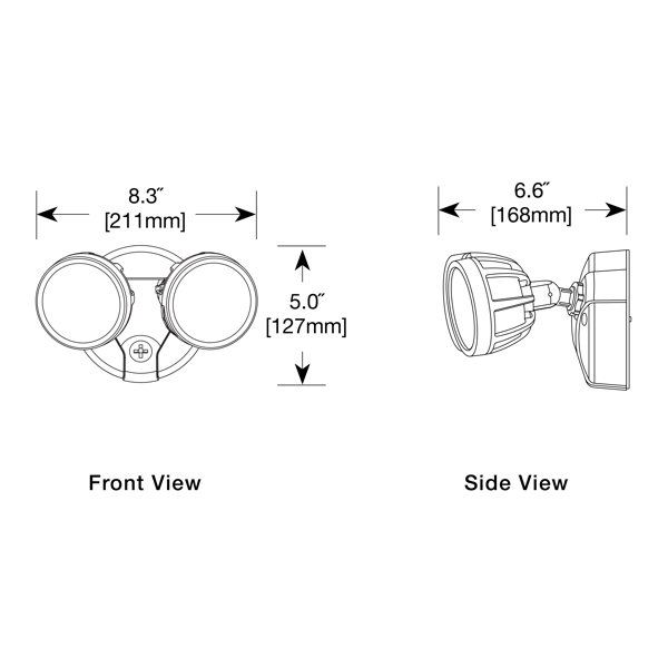Cooper Lighting LLC All-Pro LED Dusk to Dawn Outdoor Security Flood